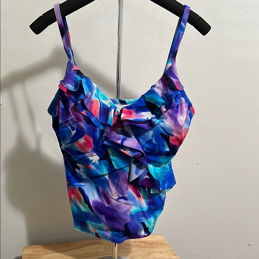 Trimshaper Ruffled Tankini